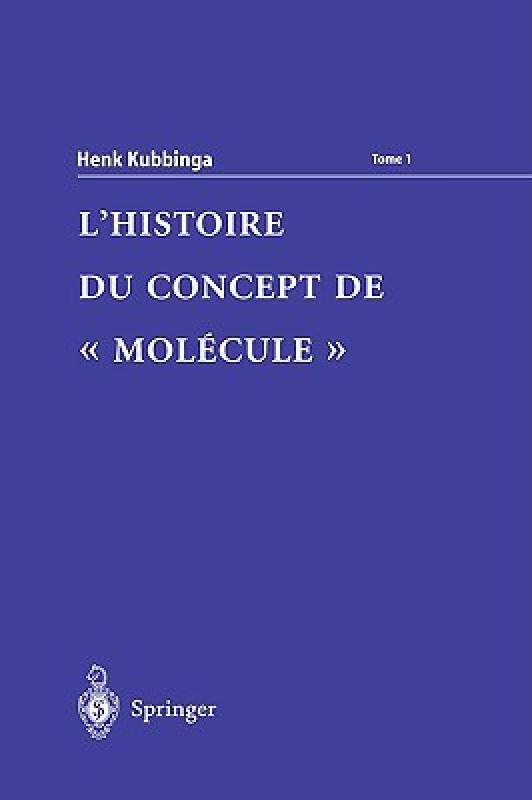 【预售】L'Histoire Du Concept de 'Molecule'