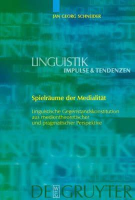 【预售】Spielraume Der Medialitat: Linguistische