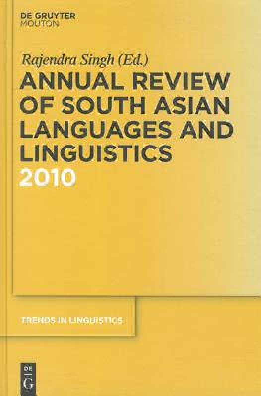 【预售】Annual Review of South Asian Languages and