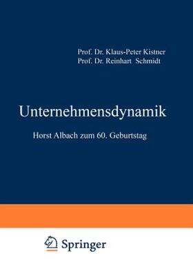 【预售】Unternehmensdynamik: Horst Albach Zum 60.
