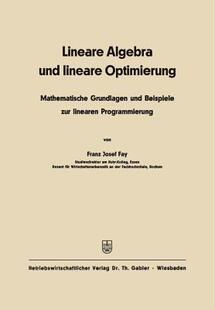 Und Algebra Lineare Optimierung 预售