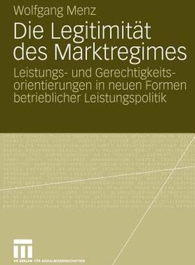 【预售】Die Legitimitat Des Marktregimes: Leistungs- Und