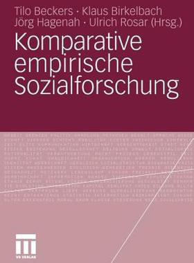 【预售】Komparative Empirische Sozialforschung