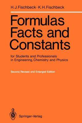【预售】Formulas, Facts and Constants for Students and
