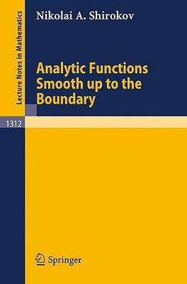【预售】Analytic Functions Smooth Up to the Boundary