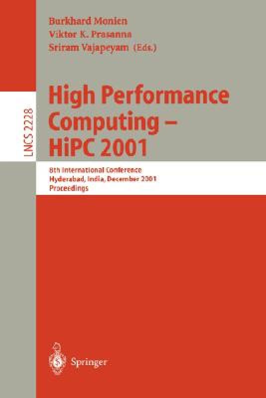 【预售】High Performance Computing- HIPC 2001: 8th-封面