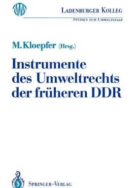 【预售】Instrumente Des Umweltrechts Der Fruheren Ddr