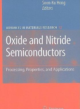 【预售】Oxide and Nitride Semiconductors: Processing