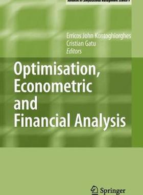 【预售】Optimisation, Econometric and Financial Analysis