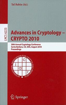 【预售】Advances in Cryptology--CRYPTO 2010