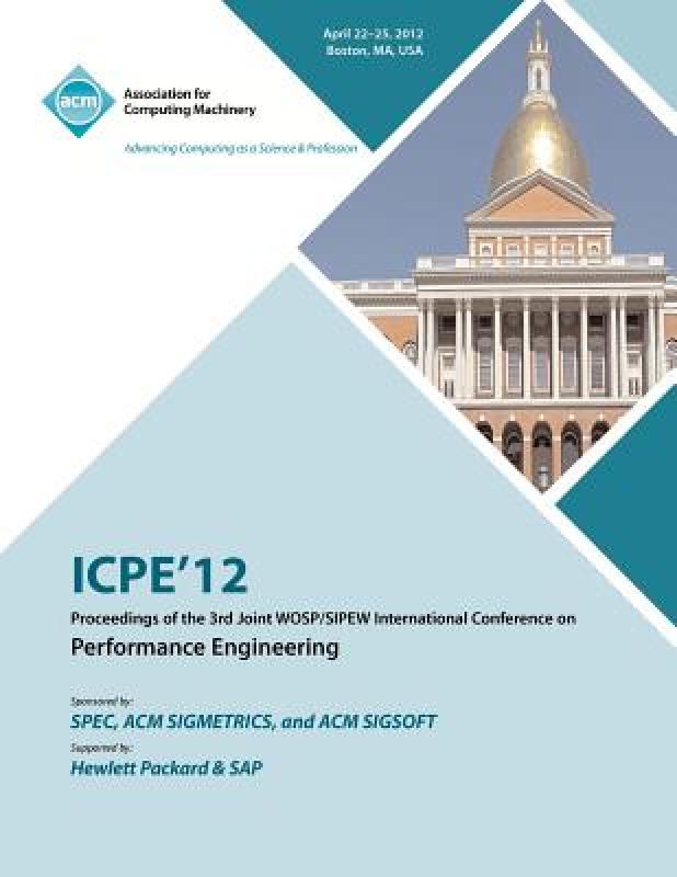 【预售】Icpe 12 Proceedings of the 3rd Joint Wosp/Sipew