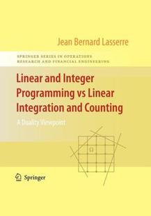 【预售】Linear and Integer Programming Vs Linear Integration