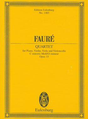 【预售】Faure: Quartet: For Piano, Violin, and Violoncello