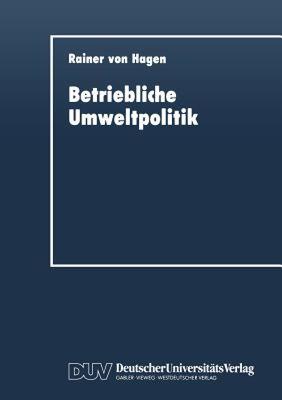 【预售】Betriebliche Umweltpolitik: Kurative Und Praventive
