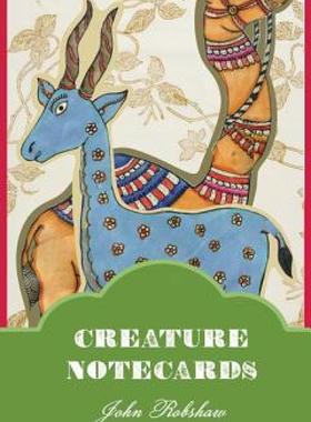 【预售】John Robshaw Creature Notecards [With 16 Envelopes]