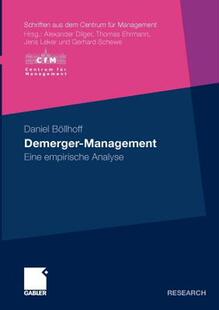 【预售】Demerger-Management: Eine Empirische Analyse