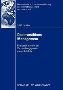 【预售】Desinvestitions-Management: Erfolgsfaktoren in Der