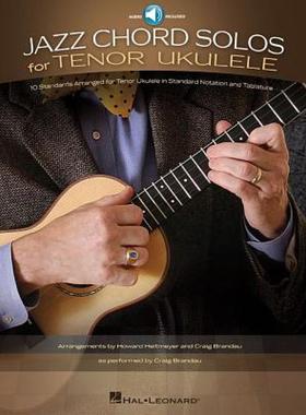 【预售】Jazz Chord Solos for Tenor Ukulele: 10 Standards