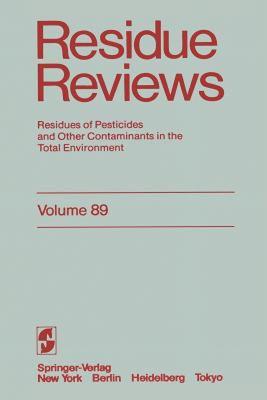 【预售】Residue Reviews: Residues of Pesticides and Other