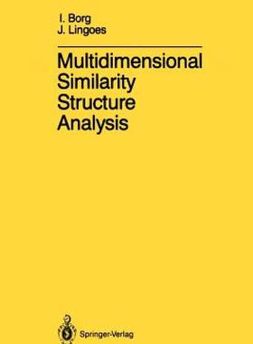 【预售】Multidimensional Similarity Structure Analysis