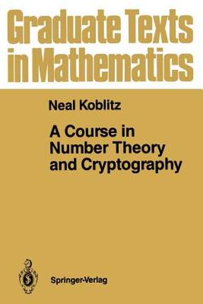 【预售】A Course in Number Theory and Cryptography