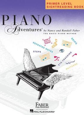 初级视奏 菲伯尔钢琴基础教程 英文原版 Primer Level - Sightreading Book: Piano Adventures