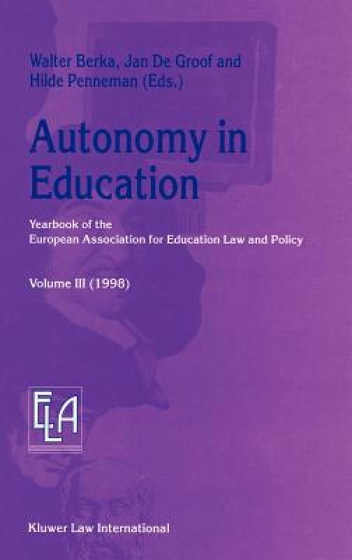 【预售】Autonomy in Education