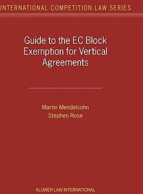 【预售】Guide to the Eu Block Exemption for Vertical