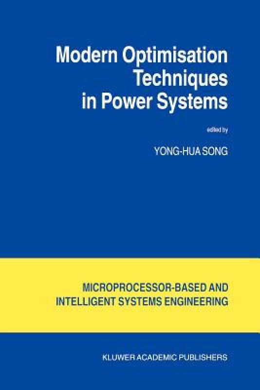 【预售】Modern Optimisation Techniques in Power Systems