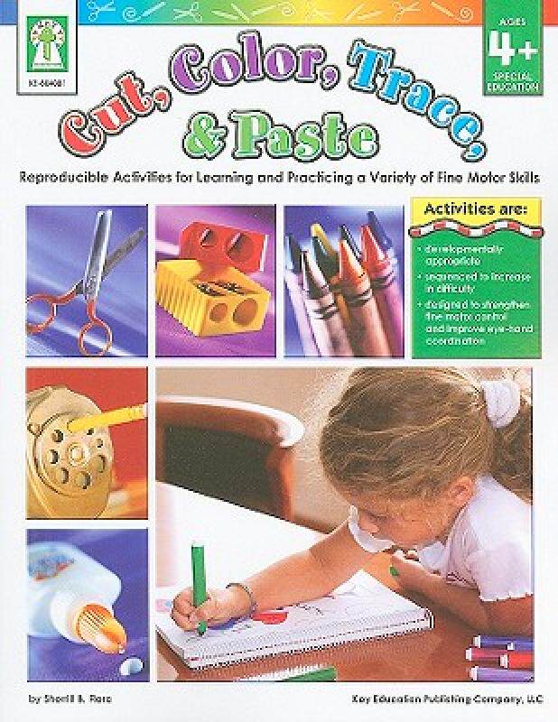 【预售】Cut, Color, Trace, & Paste: Reproducible Activities