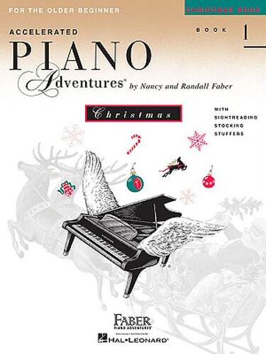 1级圣诞曲集 菲伯尔钢琴快速教程 英文原版 Accelerated Piano Adventures, Book 1, Christmas