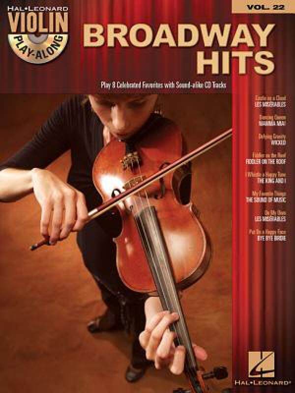 【预售】Broadway Hits: Violin Play-Along Volume 22