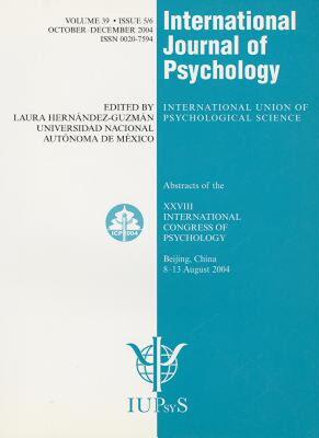 【预售】28th International Congress of Psychology Abstracts: