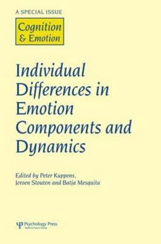【预售】Individual Differences in Emotion Components and