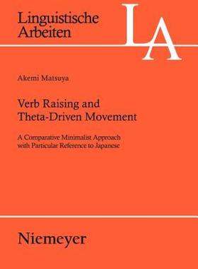 【预售】Verb Raising and Theta-Driven Movement: A
