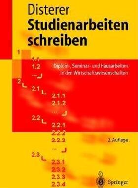 【预售】Studienarbeiten Schreiben: Diplom-, Seminar- Und