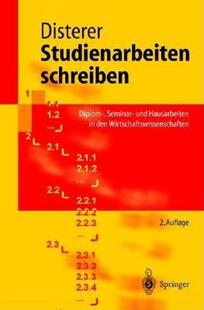 【预售】Studienarbeiten Schreiben: Diplom-, Seminar- Und