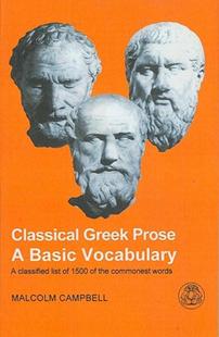 【预售】Classical Greek Prose: A Basic Vocabulary