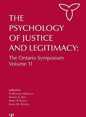 【预售】The Psychology of Justice and Legitimacy