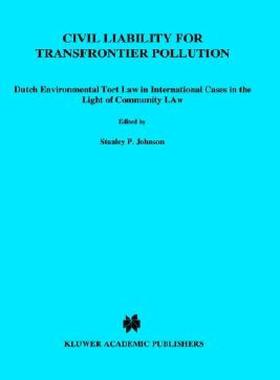 【预售】Civil Liability for Transfrontier Pollution