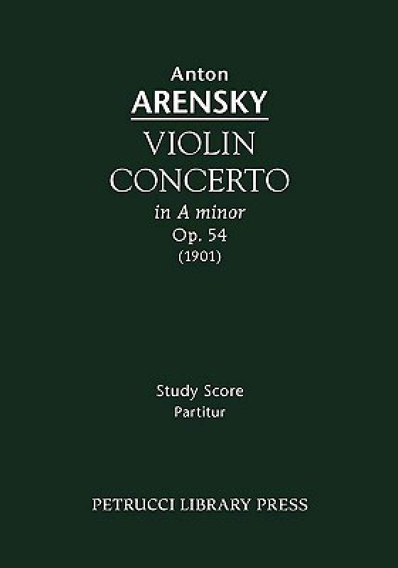 【预售】Violin Concerto, Op.54 - Study Score