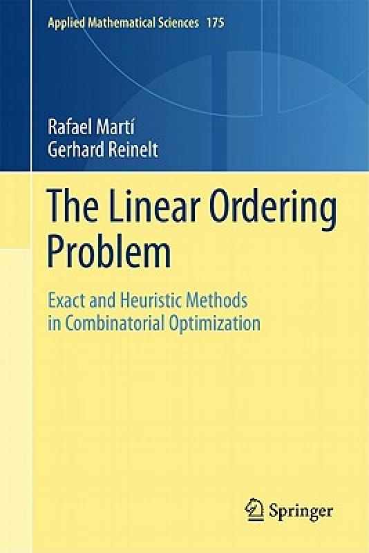 【预售】The Linear Ordering Problem: Exact and Heuristic 书籍/杂志/报纸 原版其它 原图主图