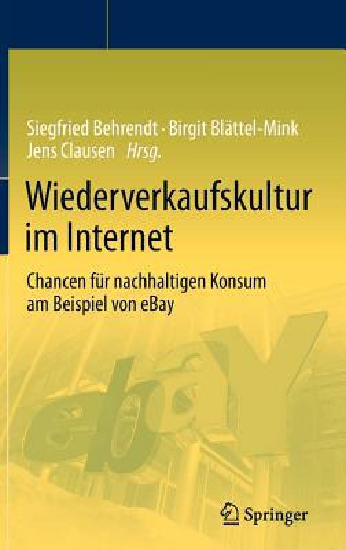 【预售】Wiederverkaufskultur Im Internet: Chancen Fur