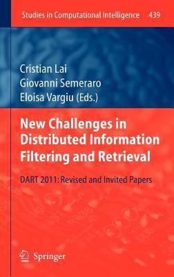 【预售】New Challenges in Distributed Information Filtering