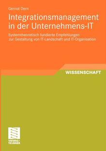 【预售】Integrationsmanagement in Der Unternehmens-It: