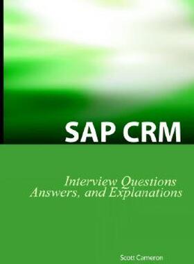 【预售】SAP Crm Interview Questions, Answers, and