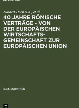 【预售】40 Jahre Romische Vertrage - Von Der Europaischen