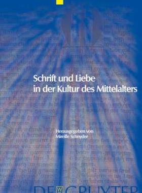 【预售】Schrift Und Liebe in Der Kultur Des Mittelalters