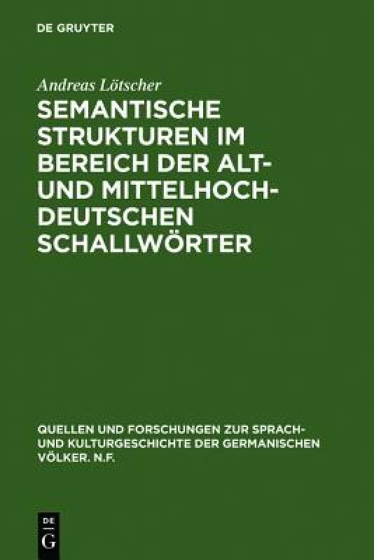 【预售】Semantische Strukturen Im Bereich Der Alt- Und