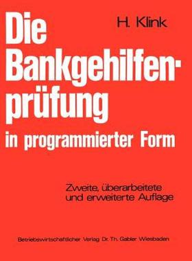 【预售】Die Bankgehilfenprufung in Programmierter Form: